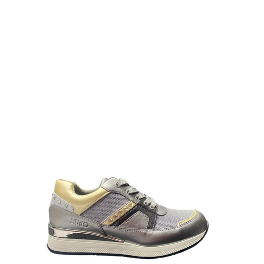 Sneakers donna "LIU-JO" CONNIE 17 Collezione Autunno/Inverno 2025/2026 - Grigio e argento