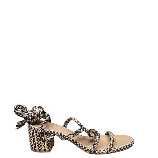 Sandali donna "Antolina" FINA.077 Collezione Primavera/Estate 2026 - Camel e Nero