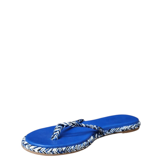 Infradito donna "Antolina" ELEONOR.052 Collezione Primavera/Estate 2026 - Blu multi