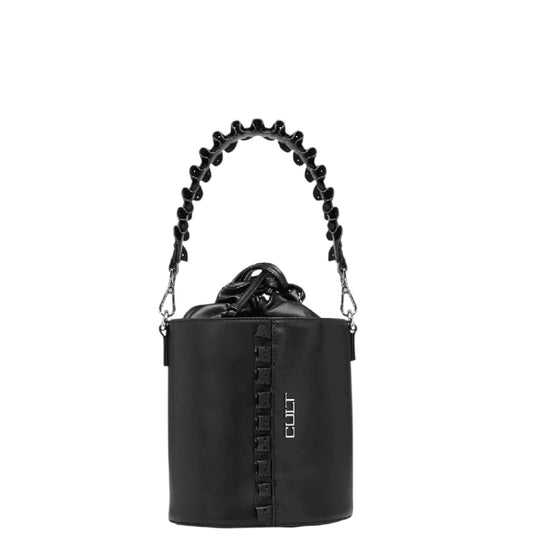 Borsa donna a spalla e tracolla"Cult" X06.005 Yoko Collezione Autunno/Inverno 2025/2026 - Nero