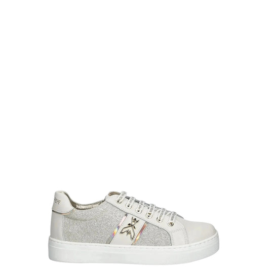 Sneakers donna "Patrizia Pepe" PPJ301 Collezione Primavera/Estate 2026 - Avorio e Platino