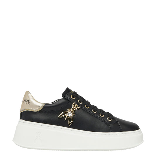 Sneakers donna "Patrizia Pepe" PPJ303 Collezione Primavera/Estate 2026 - Nero