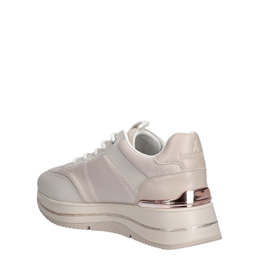 Sneakers donna "Patrizia Pepe" PPJ316 Collezione Primavera/Estate 2026 - Beige e Rosa