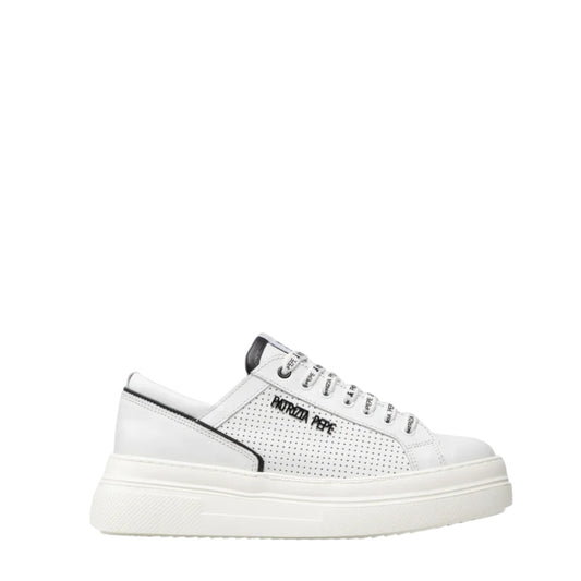 Sneakers donna "Patrizia Pepe" PPJ110 Collezione Primavera/Estate 2026 - Bianco e Nero
