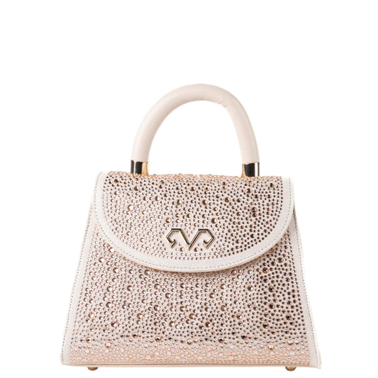 Borsa donna a mano e tracolla "Dubeliè" Elsa CS09 Collezione Primavera/Estate 2026 - Champagne