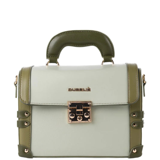 Borsa donna a mano e tracolla "Dubeliè" Andromeda CS02 Collezione Primavera/Estate 2026 - Verde
