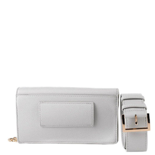 Cintura donna con pochette "Dubeliè" Nina CS-25 Collezione Primavera/Estate 2026 - Grigio Perla