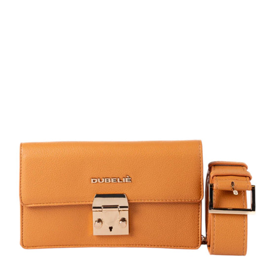 Cintura donna con pochette "Dubeliè" Nina CS-25 Collezione Primavera/Estate 2026 - Caramello