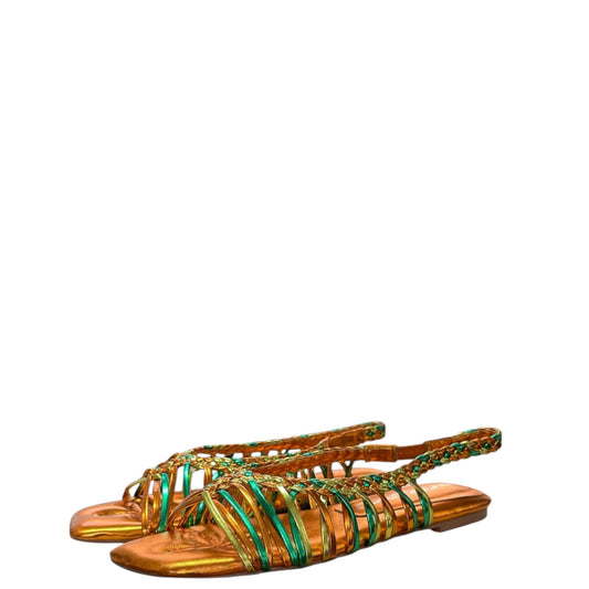 Sandali donna "Giancarlo Paoli" Art.579 Collezione Primavera/Estate 2026 - Arancione Multi