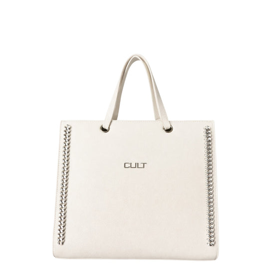 Borsa donna a mano e tracolla "Cult" Kim X34.007 Collezione Primavera/Estate 2026 - Crema