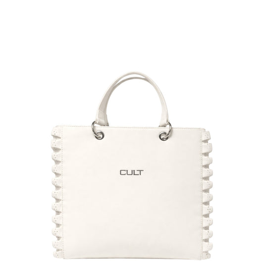 Borsa donna a mano e tracolla "Cult" Yoko X06.004 Collezione Primavera/Estate 2026 - Crema
