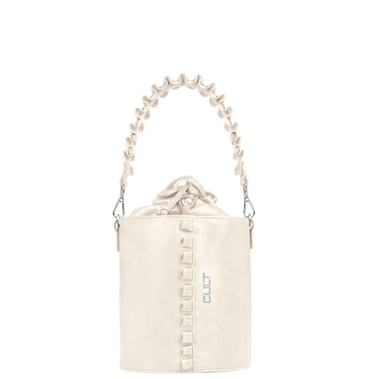 Borsa donna a spalla e tracolla"Cult" Yoko X06.005 Collezione Primavera/Estate 2026  - Crema