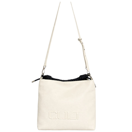 Borsa donna a spalla e tracolla"Cult" Beth X35.003 Collezione Primavera/Estate 2026 - Burro