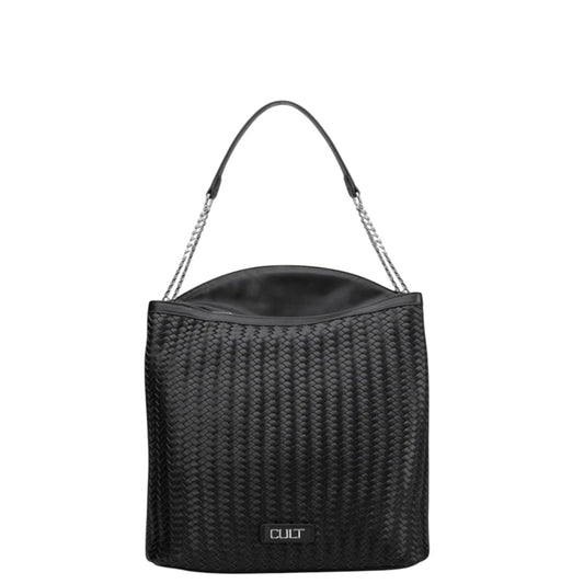 Borsa a spalla donna "Cult" X01.004 Collezione Autunno/Inverno 2025/2026 - Nero