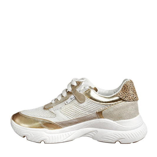 Sneakers donna "Patrizia Pepe" PPJ361 Collezione Primavera/Estate 2026 - Platino Multi