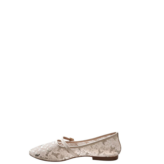 Ballerine donna "Patrizia Pepe" PP452 Collezione Primavera/Estate 2026 - Cipria e Platino