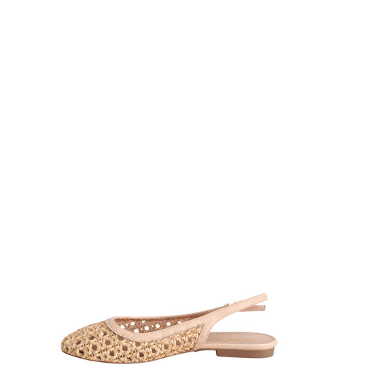 Ballerine donna "Patrizia Pepe" PPK.451 Collezione Primavera/Estate 2026 - Paglierino e Nude