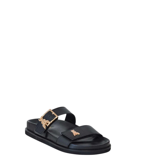 Ciabatte Slides donna "Patrizia Pepe" PPJ323 Collezione Primavera/Estate 2026 - Nero