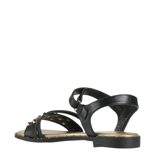 Sandali donna "Patrizia Pepe" PPJ227 Collezione Primavera/Estate 2026 - Nero e Platino