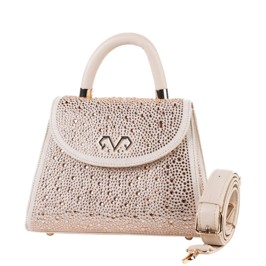 Borsa donna a mano e tracolla "Dubeliè" Elsa CS09 Collezione Primavera/Estate 2026 - Champagne