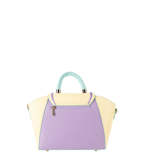 Borsa a mano donna "Dubeliè" Ginevra CS18 Collezione Primavera/Estate 2026 con tracolla - Lilla e Giallo