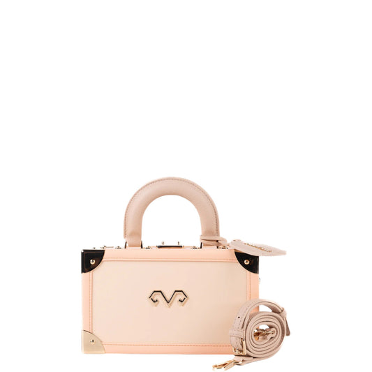 Borsa a mano donna "Dubeliè" Cathy CS01 Collezione Primavera/Estate 2026 con tracolla - Pesca Multi