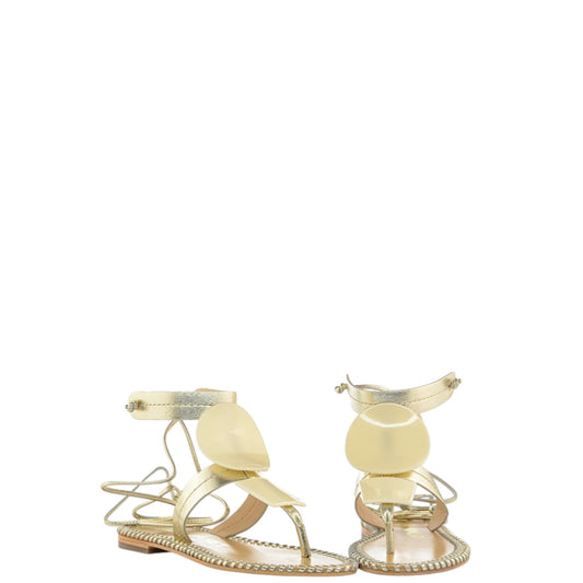 Sandali indrafito donna "Janet&Janet" J-260 Collezione Primavera/Estate 2026 con lacci - Platino Multi