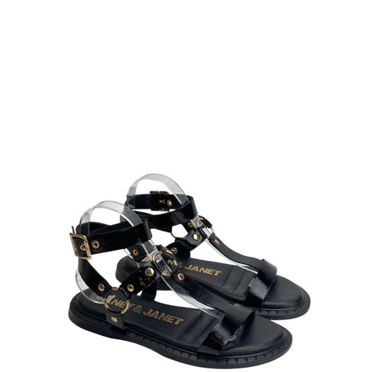 Sandali donna "Janet&Janet" J-140 Juliette Collezione Primavera/Estate 2026 naplak - Nero