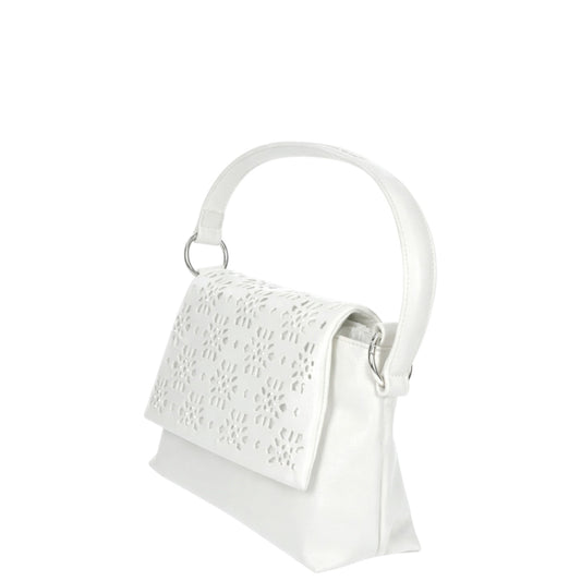 Borsa donna a spalla e tracolla"Cult" Nina X41.001 Collezione Primavera/Estate 2026 - Bianco