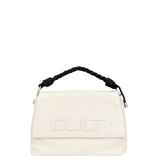 Borsa donna a mano e tracolla"Cult" Beth x35.002 Collezione Primavera/Estate 2026 - Avorio