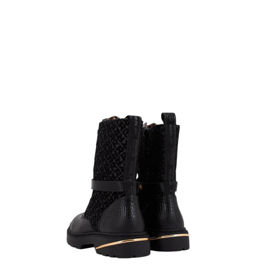 Anfibi donna "Replay" C0025S Collezione Autunno/Inverno 2025/2026 - Nero