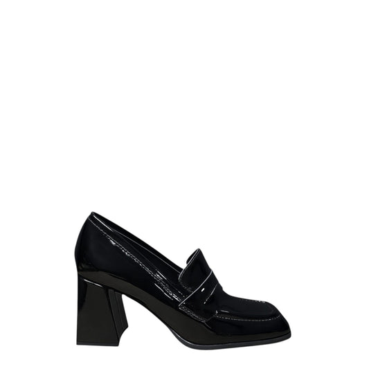 Mocassini con tacco donna "Pregunta" 2222012 001 Collezione Autunno/Inverno 2025/2026 - Nero Naplack