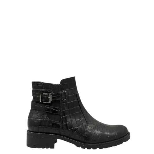 Stivaletti donna "Pregunta" IS223267C001 Collezione Autunno/Inverno 2025/2026 stampa cocco - Nero