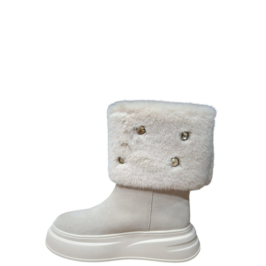 Stivaletti donna "Tosca Blu" SF2361S402 Collezione Autunno/Inverno 2025/2026 - Beige