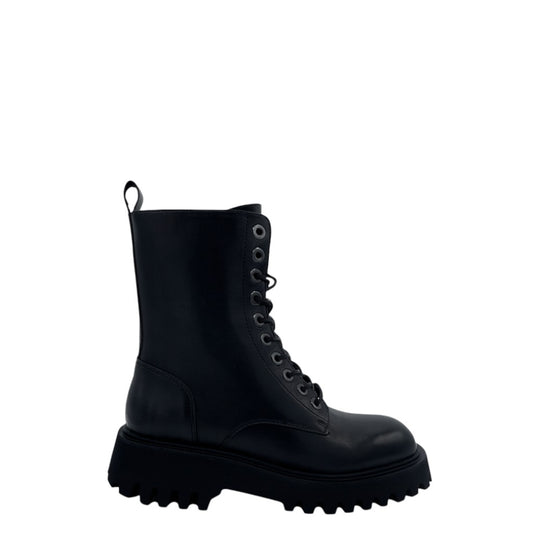 Anfibi donna "Elvio Zanon" ET0604X Collezione Autunno/Inverno 2025/2026 - Nero