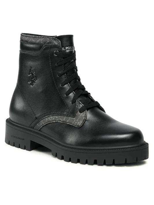 Anfibi donna "U.s. polo assn." KARMA007 Collezione Autunno/Inverno 2025/2026 - Nero