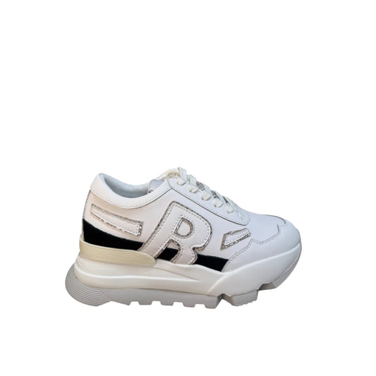 Sneakers Donna “Rucoline” Aki 304 Soft  Snake  Collezione Autunno/Inverno 2025/2026 – Bianco e Grigio