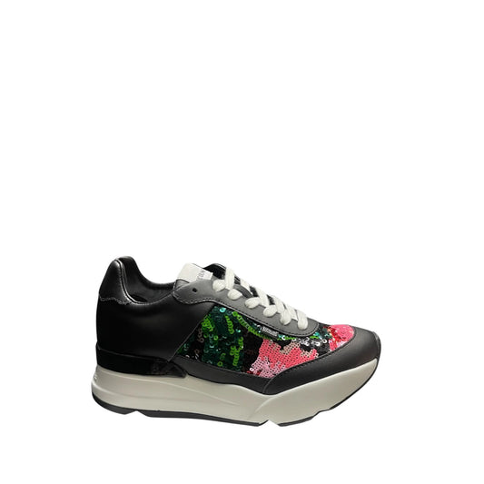 Sneakers donna "Rucoline" R-Evolve 4078 Pailettes Lam Collezione Autunno/Inverno 2025/2026 - Nero Multi