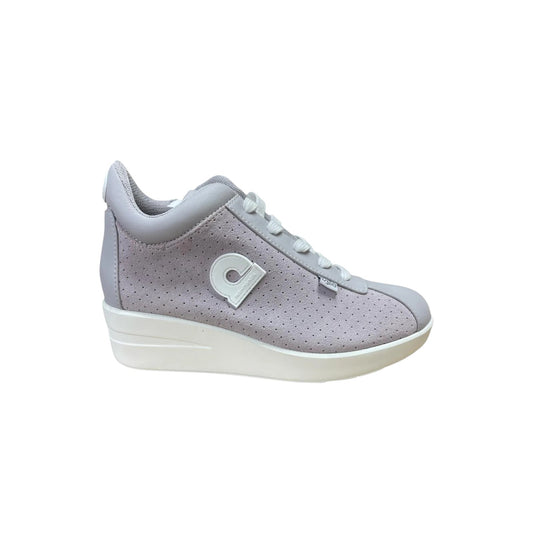 Sneakers donna "Rucoline" Jackie 226 A Leather Suede Forato Collezione Autunno/Inverno 2025/2026 - Grigio