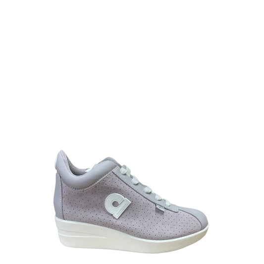 Sneakers donna "Rucoline" Jackie 226 A Leather Suede Forato Collezione Primavera/Estate 2026 - Grigio