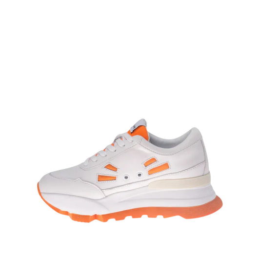 Sneakers donna "Rucoline" Aki 300 Pamplona Collezione Autunno/Inverno 2025/2026 - Bianco e Arancione