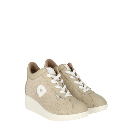 Sneakers donna "Rucoline Jackie 226 A Leather Suede Forato Collezione Autunno/Inverno 2025/2026 - Beige