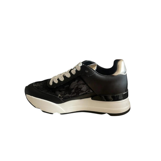 Sneakers donna "Rucoline" R-Evolve 4078 Pizzo Lam Collezione Autunno/Inverno 2025/2026 - Nero e Oro
