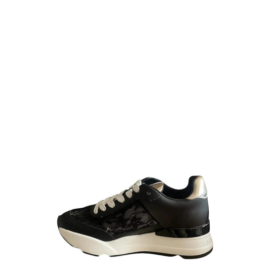 Sneakers donna "Rucoline" R-Evolve 4078 Pizzo Lam Collezione Primavera/Estate 2026 - Nero e Oro