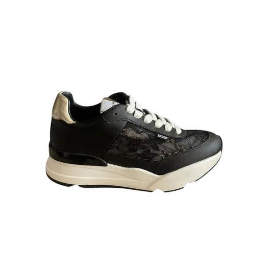 Sneakers donna "Rucoline" R-Evolve 4078 Pizzo Lam Collezione Autunno/Inverno 2025/2026 - Nero e Oro