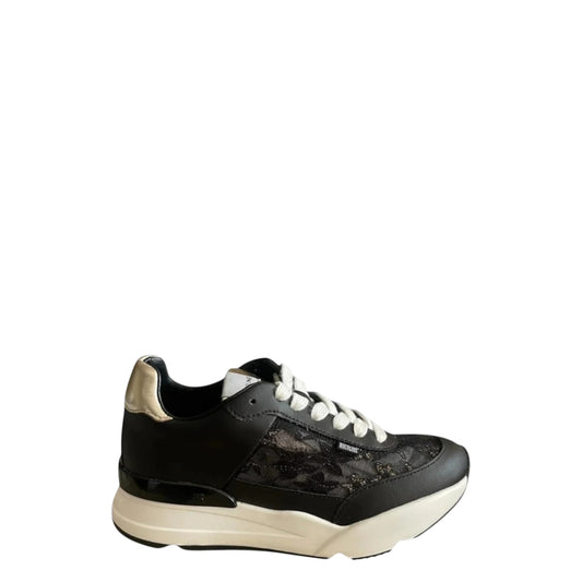 Sneakers donna "Rucoline" R-Evolve 4078 Pizzo Lam Collezione Primavera/Estate 2026 - Nero e Oro