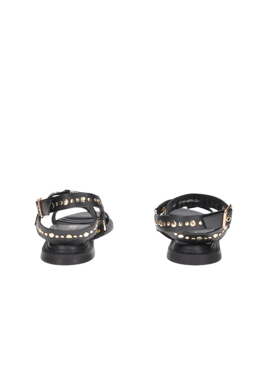 Sandali donna "Janet&Janet" J-143 Collezione Primavera/Estate 2026 - Nero e Oro