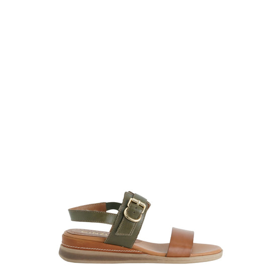 Sandali donna "Cinzia Soft" RN10313 001  Collezione Primavera/Estate - Verde e Marrone