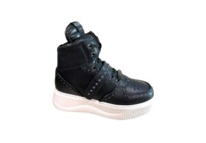 sneaker-da-donna-in-pelle-con-borchie-cult-clw355602-perry-mid-w-leather-black